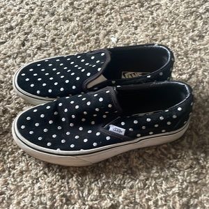 Vans platform slip on shoes. Used. No damage to the actual shoe. Size 7.5